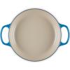 imageLe Creuset Enameled Cast Iron Signature Round Braiser with Glass Lid 225 qt WhiteMarseille