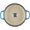 imageLe Creuset Enameled Cast Iron Signature Round Braiser with Glass Lid 225 qt WhiteMarseille