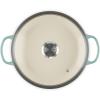 imageLe Creuset Enameled Cast Iron Signature Round Braiser with Glass Lid 225 qt WhiteSea Salt