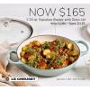 imageLe Creuset Enameled Cast Iron Signature Round Braiser with Glass Lid 225 qt WhiteSea Salt