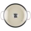 imageLe Creuset Enameled Cast Iron Signature Round Braiser with Glass Lid 225 qt WhiteShallot