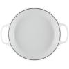 imageLe Creuset Enameled Cast Iron Signature Round Braiser with Glass Lid 225 qt WhiteWhite