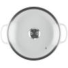 imageLe Creuset Enameled Cast Iron Signature Round Braiser with Glass Lid 225 qt WhiteWhite