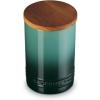 imageLe Creuset Signature Salt Cellar and Storage Canister with Wood Lid 7 oz LicoriceArtichaut