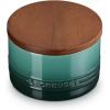 imageLe Creuset Signature Salt Cellar and Storage Canister with Wood Lid 7 oz LicoriceArtichaut