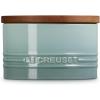 imageLe Creuset Signature Salt Cellar and Storage Canister with Wood Lid 7 oz LicoriceSea Salt