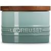 imageLe Creuset Signature Salt Cellar and Storage Canister with Wood Lid 7 oz LicoriceSea Salt