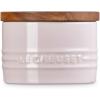 imageLe Creuset Signature Salt Cellar and Storage Canister with Wood Lid 7 oz LicoriceShallot