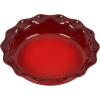 imageLe Creuset Stoneware Set of 2 9quot Heritage Fluted Pie and 9quot Fluted Loaf Dish CeriseCerise