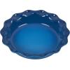 imageLe Creuset Stoneware Set of 2 9quot Heritage Fluted Pie and 9quot Fluted Loaf Dish CeriseMarseille