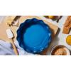 imageLe Creuset Stoneware Set of 2 9quot Heritage Fluted Pie and 9quot Fluted Loaf Dish CeriseMarseille