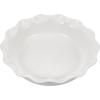 imageLe Creuset Stoneware Set of 2 9quot Heritage Fluted Pie and 9quot Fluted Loaf Dish CeriseWhite