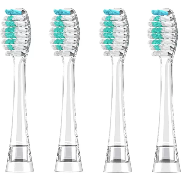 imageDadaTech BabyKids Electric Toothbrush Replacement Heads for DTBB1 DTK6 SG513 SG977  Pack of 4 RoundLarge