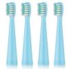 imageDadaTech Replacement Heads for Kids Electric Toothbrush DTKE6 and DTKE7  Pack of 4 WhiteBlue