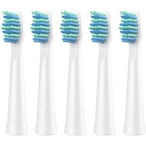 imageDadaTech Electric Toothbrush Replacement Heads for DT22  Pack of 5 Pure White SoftPure White Soft 0152mm