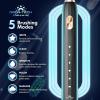 imageDADATECH Electric Toothbrush for Adults and Kids Sonic Toothbrush Rechargeable with 9 Brush Heads 5 Modes and 2 Minutes Smart Timer 4Hours Charge for 60 Days Roman Column Handle PinkBlacknew