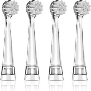 imageDadaTech Kids Electric Toothbrush Replacement Heads for DTBB1 DTK6 SG513 SG977 Pack of 4 MSround Pack of 4