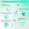 imageKids Electric Toothbrush Toddler Toothbrush Age 24812 Electric Toothbrush Kids with Timer Rainbow LED Light Up Vibrating Toothbrush Battery Operated Childrens Sonic Tooth Brush Green GiraffeGiraffe Green