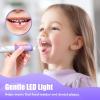 imageKids Electric Toothbrush Toddler Toothbrush Age 24812 Electric Toothbrush Kids with Timer Rainbow LED Light Up Vibrating Toothbrush Battery Operated Childrens Sonic Tooth Brush Green GiraffeRabbit Purple