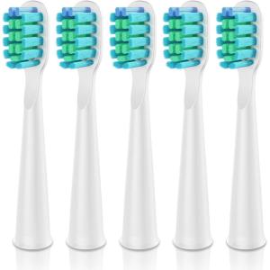 imageDadaTech Electric Toothbrush Replacement Heads for DT22  Pack of 5 White Soft 0152mmWhite Soft 0152mm