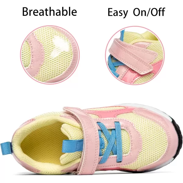 imageSKYWHEEL Boys Girls Sneakers Light up for Toddler Size 5 to Little Kids Size 2Beige Yellow Light Up Shoes Toddler