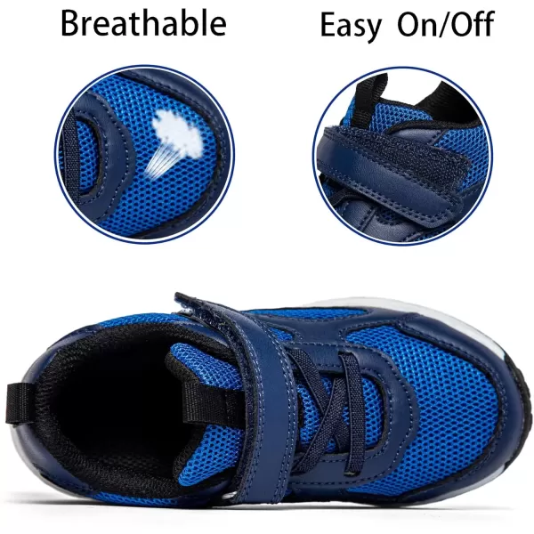 imageSKYWHEEL Boys Girls Sneakers Light up for Toddler Size 5 to Little Kids Size 2Blue Light Up Shoes Toddler