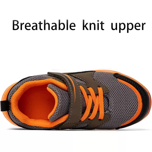 imageSKYWHEEL Boys Girls Sneakers Light up for Toddler Size 5 to Little Kids Size 2Grey Boys Light Up Shoes