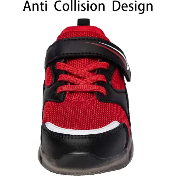 imageSKYWHEEL Boys Girls Sneakers Light up for Toddler Size 5 to Little Kids Size 2Red Light Up Shoes for Boys