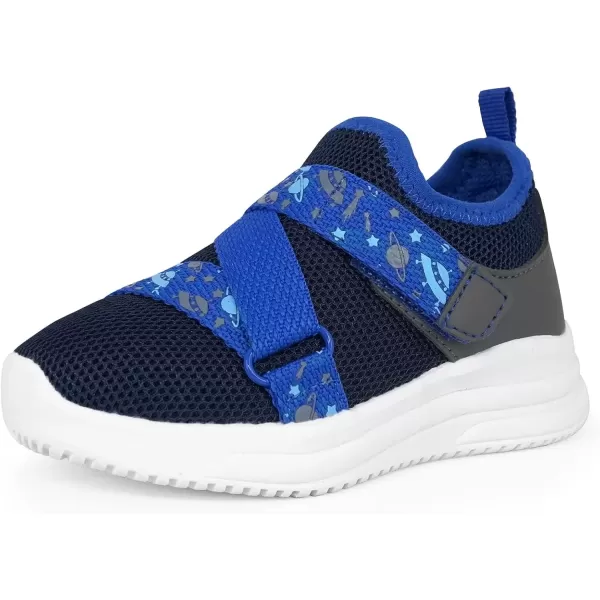 imageSKYWHEEL Toddler Boy Cushioning Breathable Tennis Running Athletic Sneakers Size 8 Blue Navy