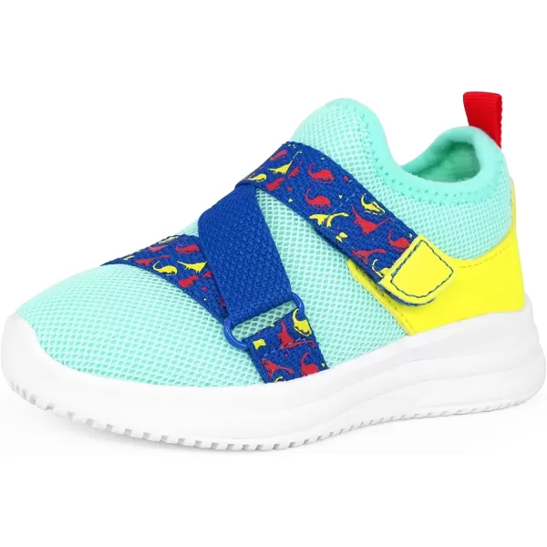 imageSKYWHEEL Toddler Boy Shoes Cushioning Breathable Tennis Running Athletic Sneakers Size 5 Fresh Green