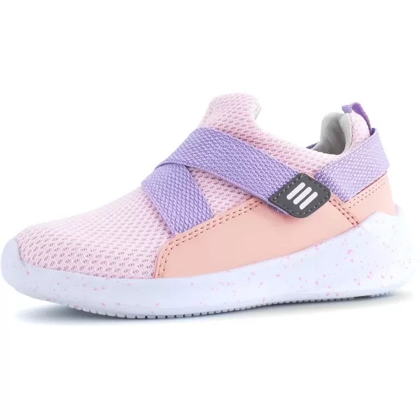 imageSKYWHEEL Toddler Boys Girls Tennis Shoes Kids Slip On Barefoot Shoes Wide Casual Walking Running Sneakers for Little Kids401pink Toddler Shoes