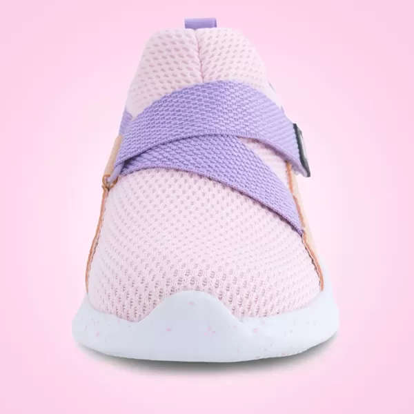 imageSKYWHEEL Toddler Boys Girls Tennis Shoes Kids Slip On Barefoot Shoes Wide Casual Walking Running Sneakers for Little KidsToddler Pink Tennis Shoes