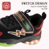 imageSKYWHEEL Kids Tennis Shoes for Boys Girls Footwear Light Up Shoes LED Sneakers with Switch Walking Running Shoes Toddler Size 10 to Big Kids Size 5BlackRed Kids Ligth Up Shoes