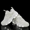 imageSKYWHEEL Kids Tennis Shoes for Boys Girls Footwear Light Up Shoes LED Sneakers with Switch Walking Running Shoes Toddler Size 10 to Big Kids Size 5Offwhite Light Up Shoes