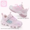 imageSKYWHEEL Kids Tennis Shoes for Boys Girls Footwear Light Up Shoes LED Sneakers with Switch Walking Running Shoes Toddler Size 10 to Big Kids Size 5Pink Light Up Shoes