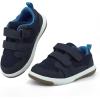 imageSKYWHEEL Toddler Boys Girls Tennis Shoes Kids Slip On Barefoot Shoes Wide Casual Walking Running Sneakers for Little Kids103toddler Navy Blue Shoes