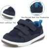 imageSKYWHEEL Toddler Boys Girls Tennis Shoes Kids Slip On Barefoot Shoes Wide Casual Walking Running Sneakers for Little Kids103toddler Navy Blue Shoes