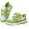 imageSKYWHEEL Toddler Boys Girls Tennis Shoes Kids Slip On Barefoot Shoes Wide Casual Walking Running Sneakers for Little Kids104toddler Green Shoes