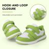 imageSKYWHEEL Toddler Boys Girls Tennis Shoes Kids Slip On Barefoot Shoes Wide Casual Walking Running Sneakers for Little Kids104toddler Green Shoes