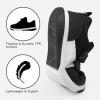 imageSKYWHEEL Toddler Boys Girls Tennis Shoes Kids Slip On Barefoot Shoes Wide Casual Walking Running Sneakers for Little Kids105toddler Black White Shoes