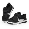 imageSKYWHEEL Toddler Boys Girls Tennis Shoes Kids Slip On Barefoot Shoes Wide Casual Walking Running Sneakers for Little Kids105toddler Black White Shoes