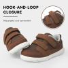 imageSKYWHEEL Toddler Boys Girls Tennis Shoes Kids Slip On Barefoot Shoes Wide Casual Walking Running Sneakers for Little Kids106toddler Brown Shoes