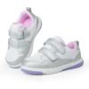 imageSKYWHEEL Toddler Boys Girls Tennis Shoes Kids Slip On Barefoot Shoes Wide Casual Walking Running Sneakers for Little Kids108toddler Silver Pink Shoes