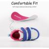 imageSKYWHEEL Toddler Boys Girls Tennis Shoes Kids Slip On Barefoot Shoes Wide Casual Walking Running Sneakers for Little Kids112toddler Colorful White Sneaker