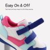 imageSKYWHEEL Toddler Boys Girls Tennis Shoes Kids Slip On Barefoot Shoes Wide Casual Walking Running Sneakers for Little Kids112toddler Colorful White Sneaker