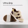 imageSKYWHEEL Toddler Boys Girls Tennis Shoes Kids Slip On Barefoot Shoes Wide Casual Walking Running Sneakers for Little Kids113toddler Beige Sneaker