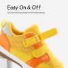 imageSKYWHEEL Toddler Boys Girls Tennis Shoes Kids Slip On Barefoot Shoes Wide Casual Walking Running Sneakers for Little Kids114toddler Yellow Sneaker