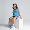 imageSKYWHEEL Toddler Boys Girls Tennis Shoes Kids Slip On Barefoot Shoes Wide Casual Walking Running Sneakers for Little Kids115toddler Blue Pink Sneaker