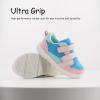 imageSKYWHEEL Toddler Boys Girls Tennis Shoes Kids Slip On Barefoot Shoes Wide Casual Walking Running Sneakers for Little Kids115toddler Blue Pink Sneaker