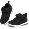 imageSKYWHEEL Toddler Boys Girls Tennis Shoes Kids Slip On Barefoot Shoes Wide Casual Walking Running Sneakers for Little Kids301black Shoes for Toddler